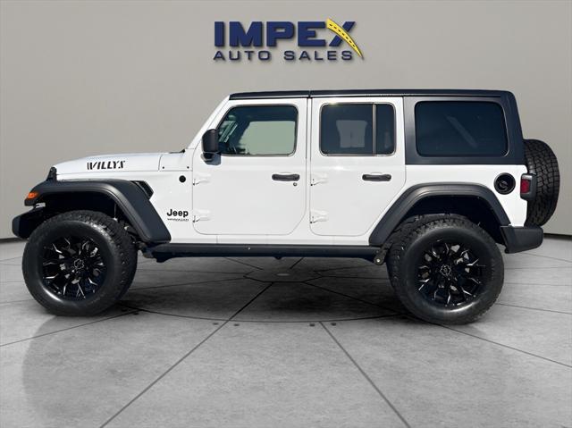 used 2021 Jeep Wrangler car, priced at $32,200