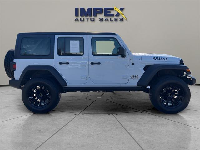 used 2021 Jeep Wrangler car, priced at $32,200