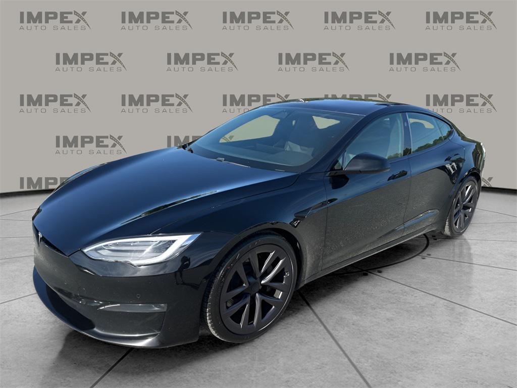 used 2021 Tesla Model S car, priced at $53,980