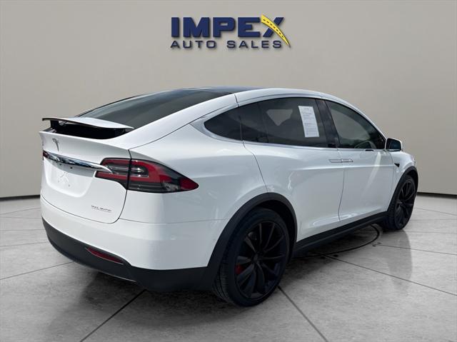 used 2021 Tesla Model X car, priced at $51,900