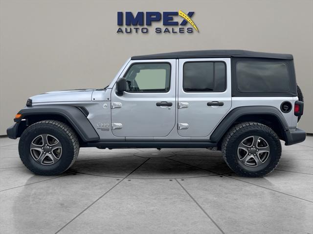 used 2018 Jeep Wrangler Unlimited car, priced at $25,200