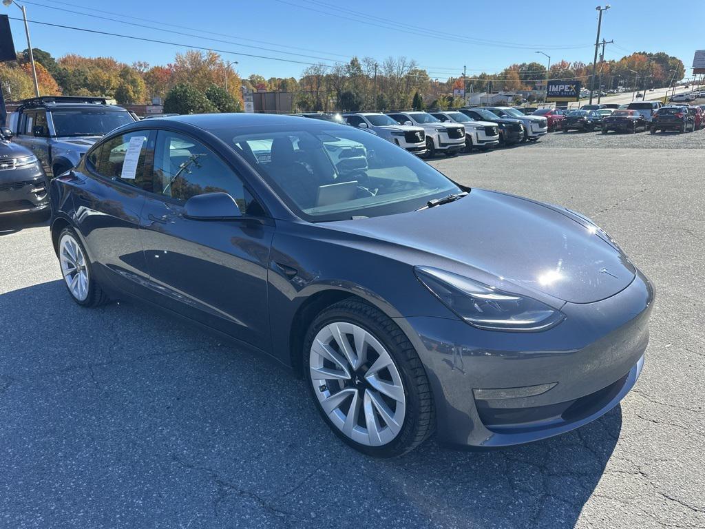 used 2022 Tesla Model 3 car, priced at $25,650