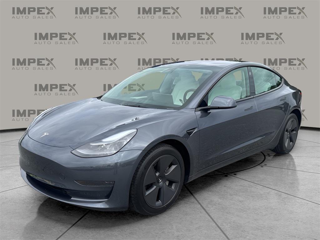 used 2023 Tesla Model 3 car, priced at $26,400