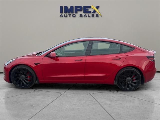 used 2021 Tesla Model 3 car, priced at $29,500