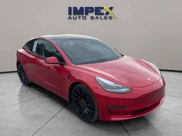 used 2021 Tesla Model 3 car, priced at $29,500