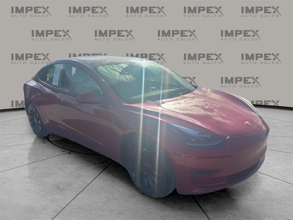 used 2022 Tesla Model 3 car, priced at $28,750