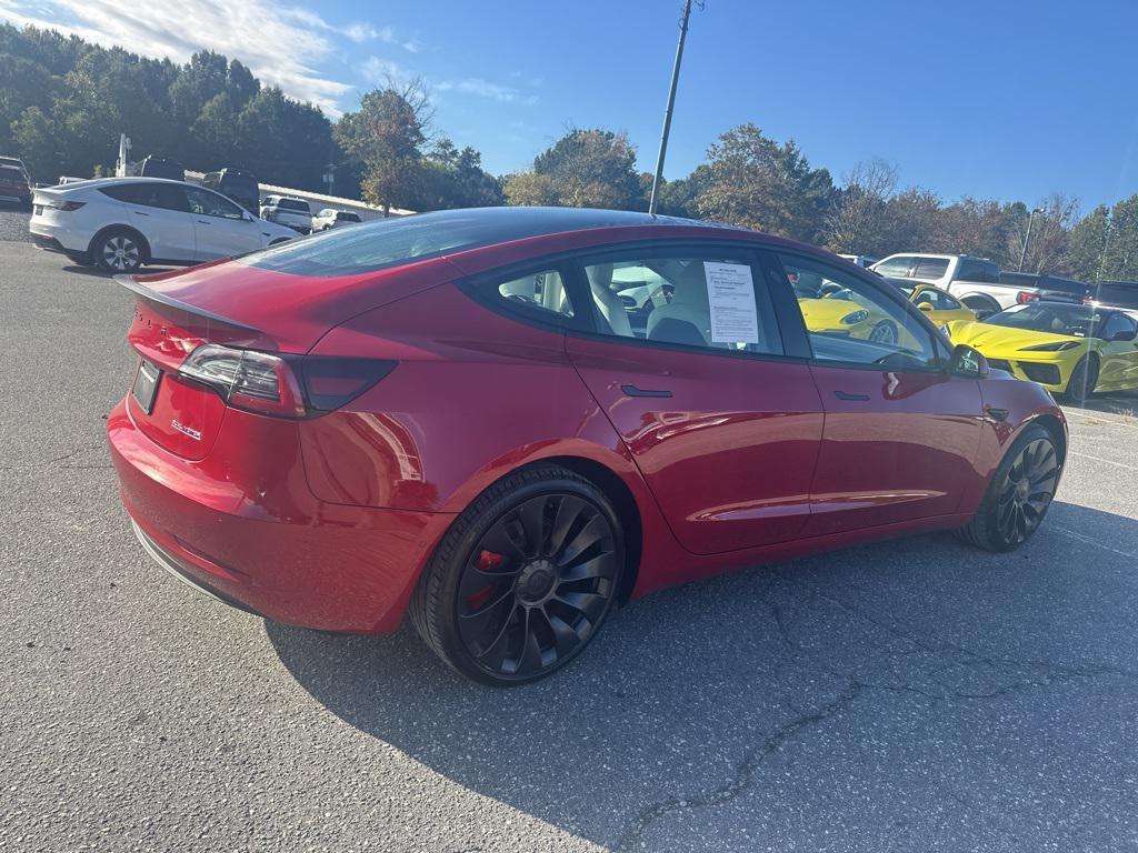 used 2022 Tesla Model 3 car, priced at $28,750