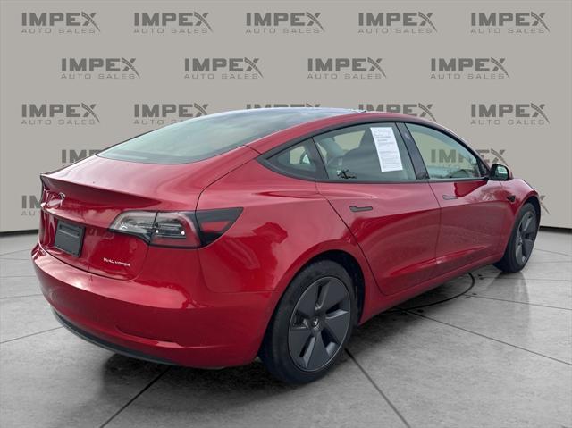 used 2021 Tesla Model 3 car, priced at $28,500