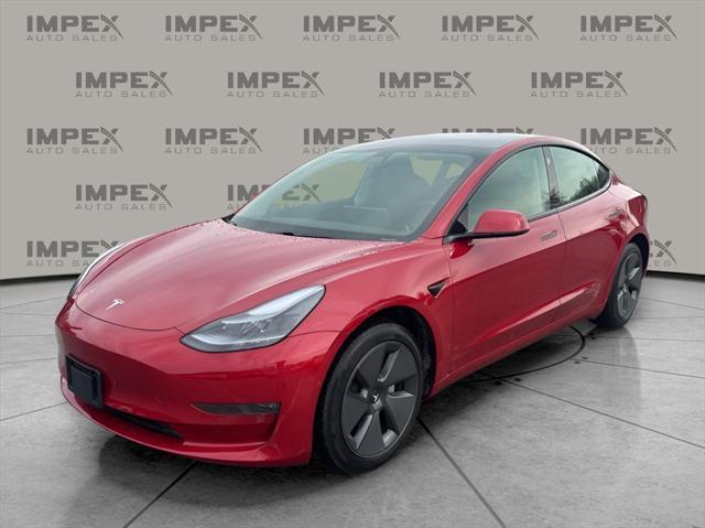 used 2021 Tesla Model 3 car, priced at $28,500