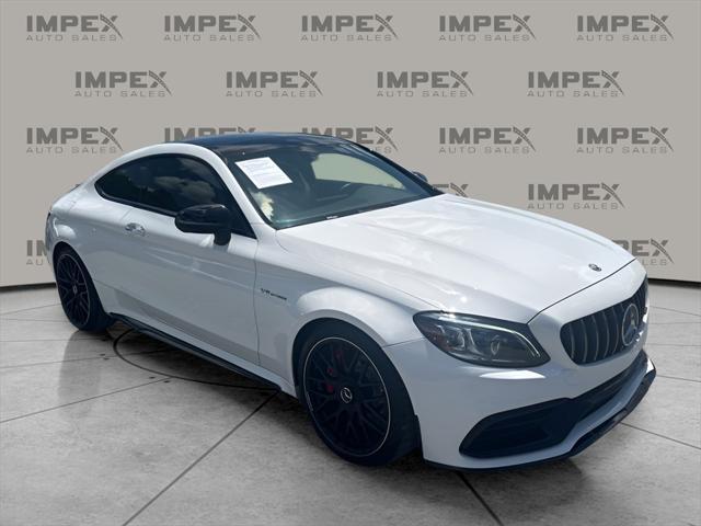 used 2020 Mercedes-Benz AMG C 63 car, priced at $58,250