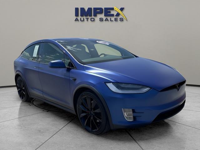 used 2020 Tesla Model X car, priced at $53,500