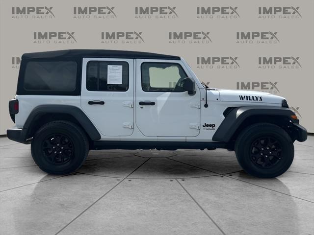 used 2020 Jeep Wrangler Unlimited car, priced at $26,600