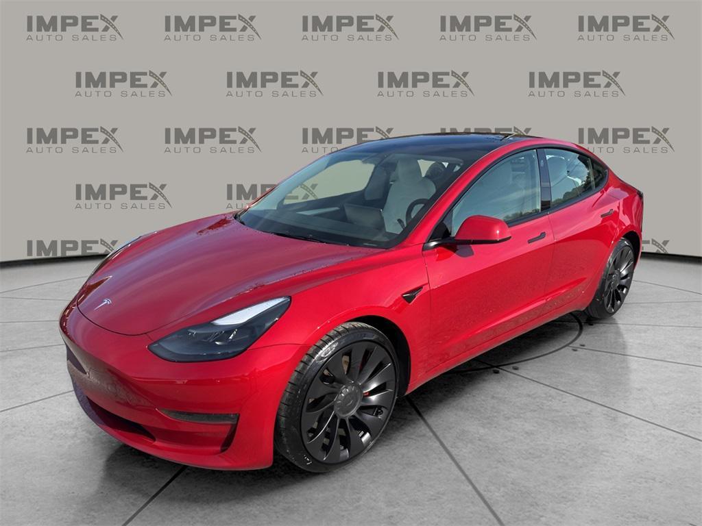 used 2023 Tesla Model 3 car, priced at $32,210