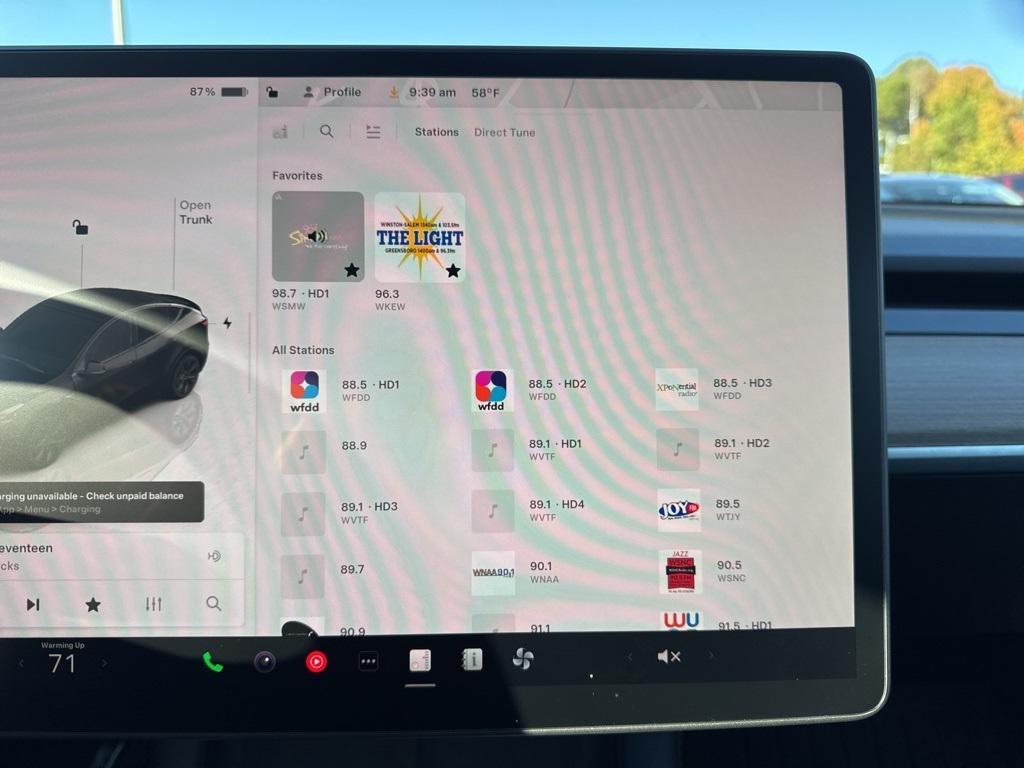 used 2025 Tesla Model Y car, priced at $37,150