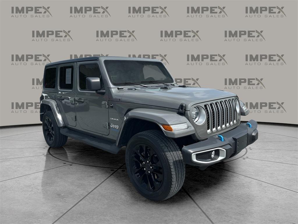 used 2022 Jeep Wrangler Unlimited 4xe car, priced at $31,890