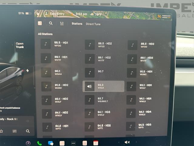 used 2024 Tesla Model 3 car, priced at $37,550
