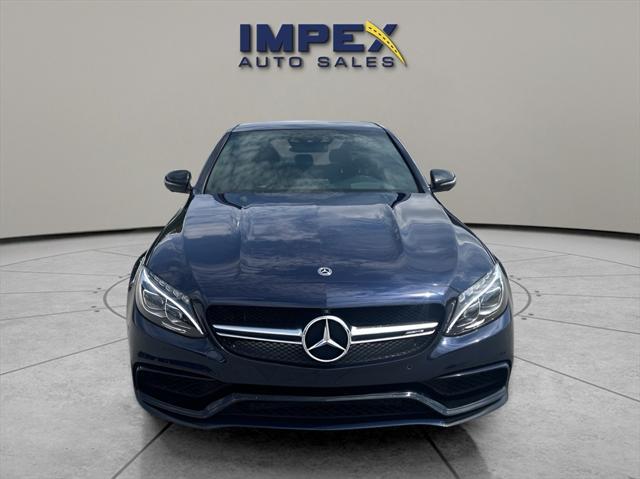 used 2018 Mercedes-Benz AMG C 63 car, priced at $51,500