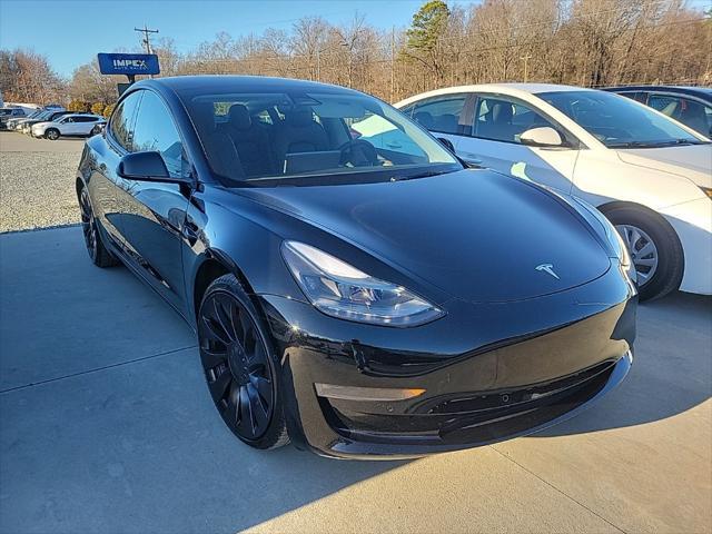 used 2022 Tesla Model 3 car, priced at $31,850