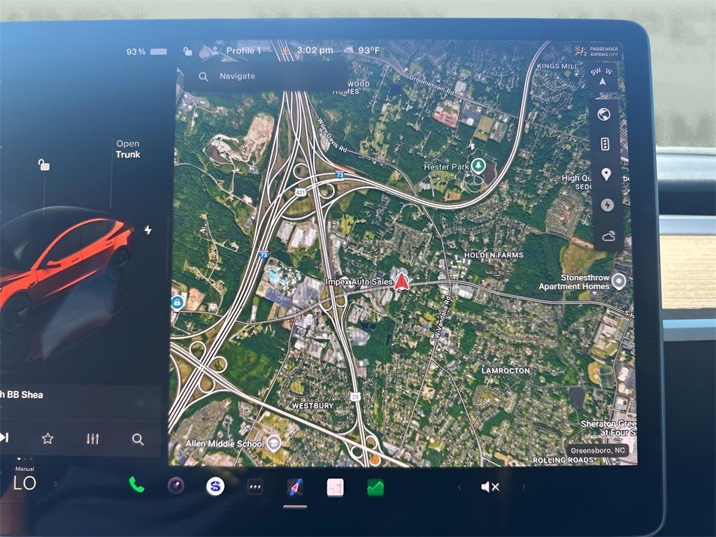 used 2023 Tesla Model 3 car, priced at $27,980