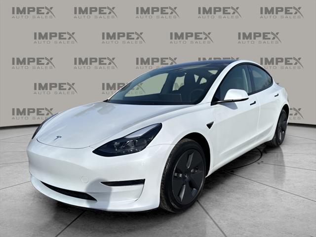 used 2023 Tesla Model 3 car, priced at $27,200