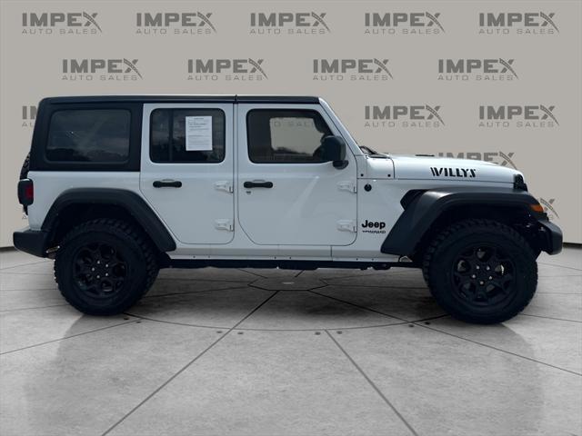 used 2022 Jeep Wrangler Unlimited car, priced at $29,250
