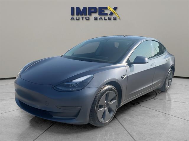 used 2022 Tesla Model 3 car, priced at $27,995