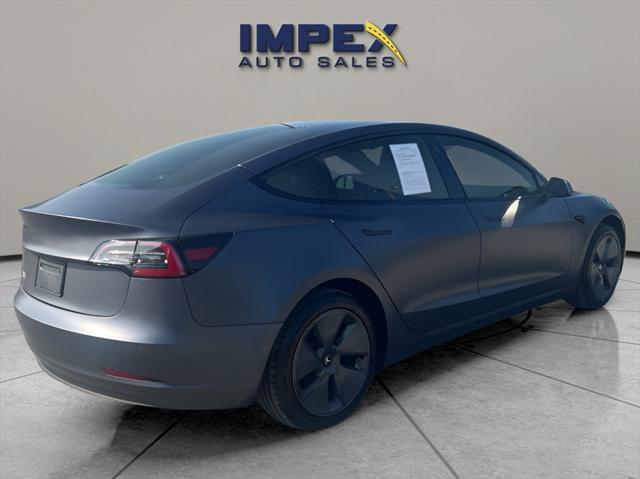 used 2022 Tesla Model 3 car, priced at $27,995