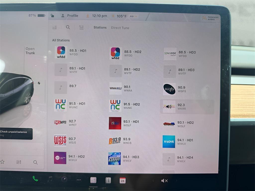 used 2024 Tesla Model Y car, priced at $33,500