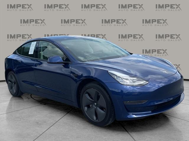 used 2021 Tesla Model 3 car, priced at $22,150