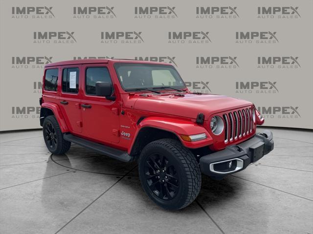 used 2021 Jeep Wrangler Unlimited 4xe car, priced at $30,380