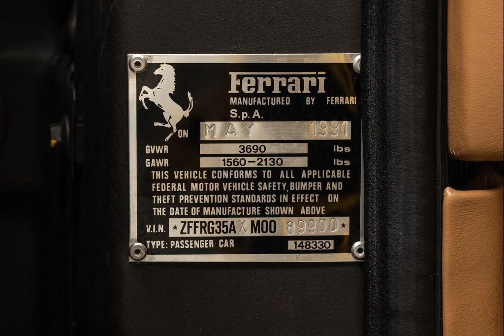 used 1991 Ferrari 348 car, priced at $149,950
