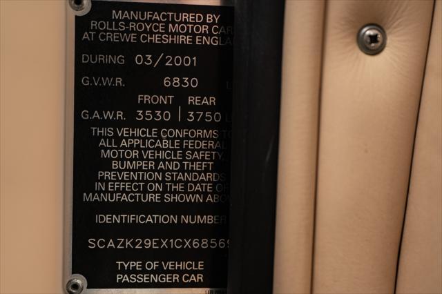 used 2001 Rolls-Royce Corniche car, priced at $109,900