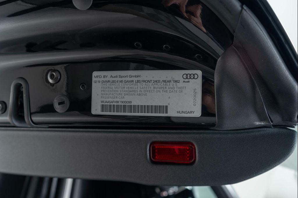 used 2019 Audi TT RS car, priced at $69,900