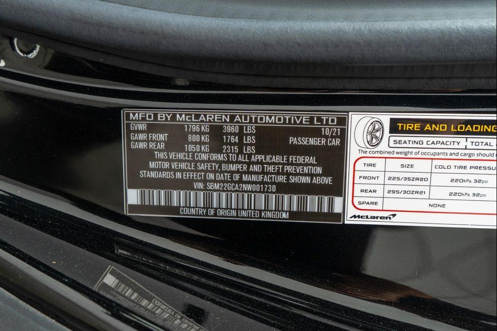 used 2022 McLaren GT car, priced at $164,990