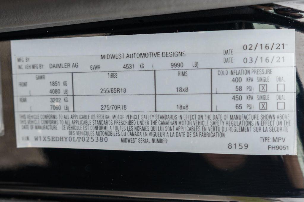 used 2020 Mercedes-Benz Sprinter 3500 car, priced at $128,900