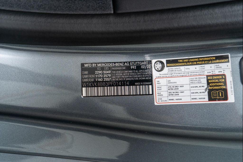 used 2023 Mercedes-Benz AMG SL 63 car, priced at $114,900