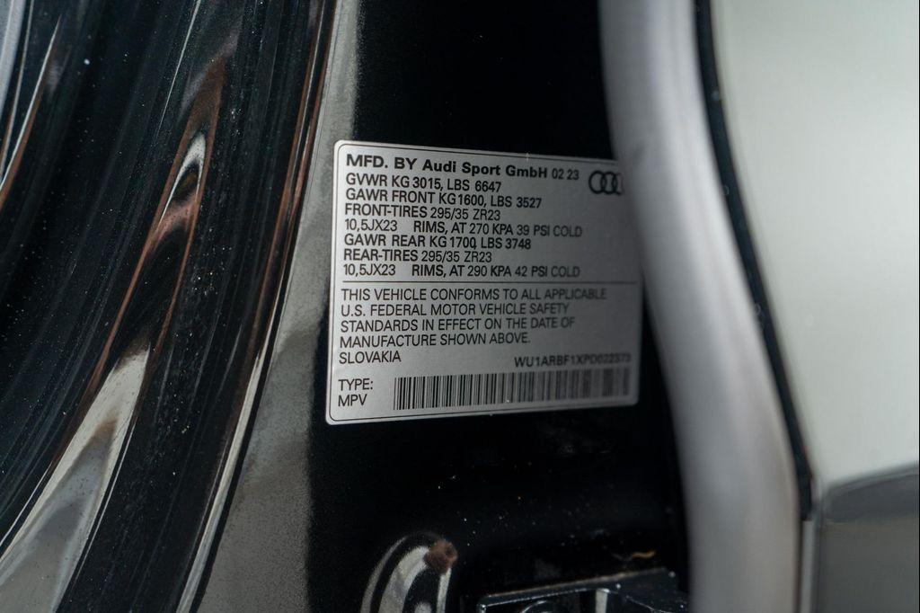 used 2023 Audi RS Q8 car, priced at $109,900