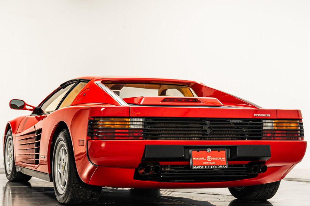 used 1988 Ferrari Testarossa car, priced at $275,900