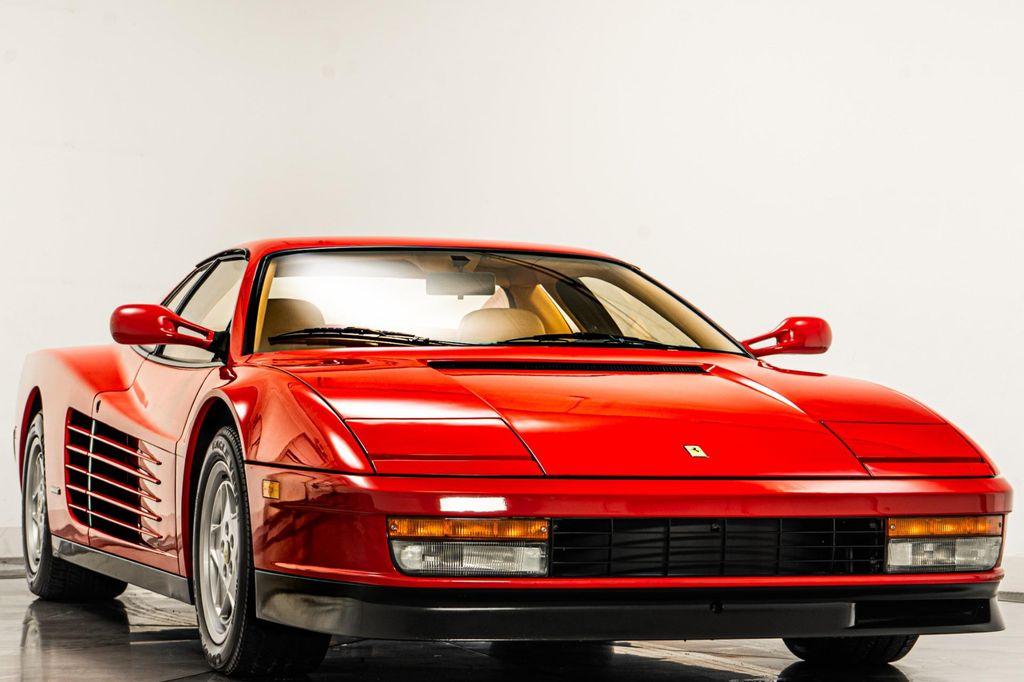 used 1988 Ferrari Testarossa car, priced at $275,900