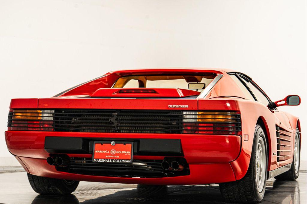 used 1988 Ferrari Testarossa car, priced at $275,900