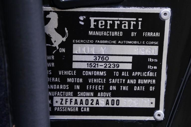 used 1980 Ferrari 308 car, priced at $99,900