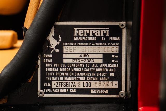used 1990 Ferrari Testarossa car, priced at $219,900