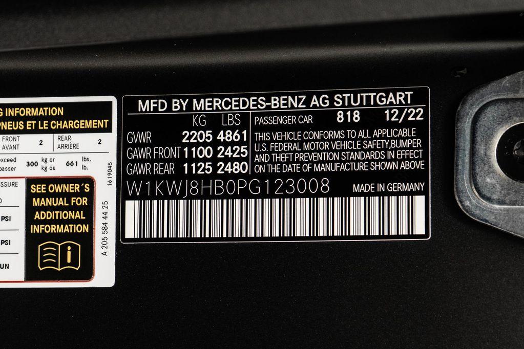used 2023 Mercedes-Benz AMG C 63 car, priced at $104,950