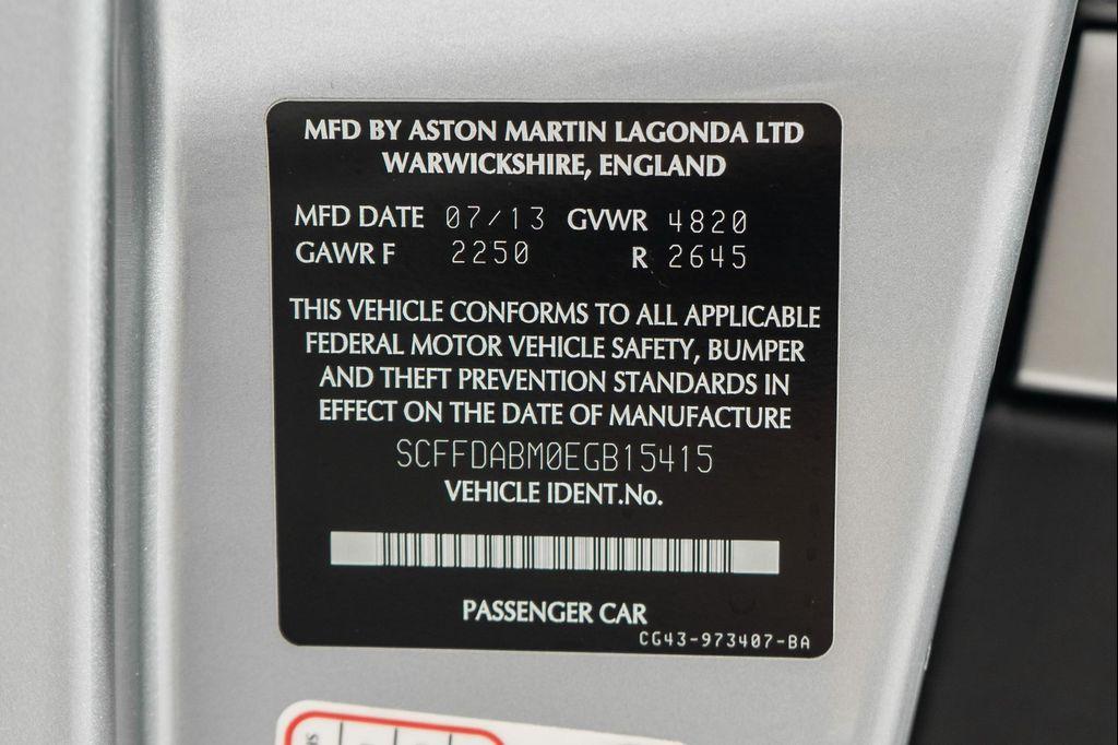 used 2014 Aston Martin DB9 car, priced at $89,900