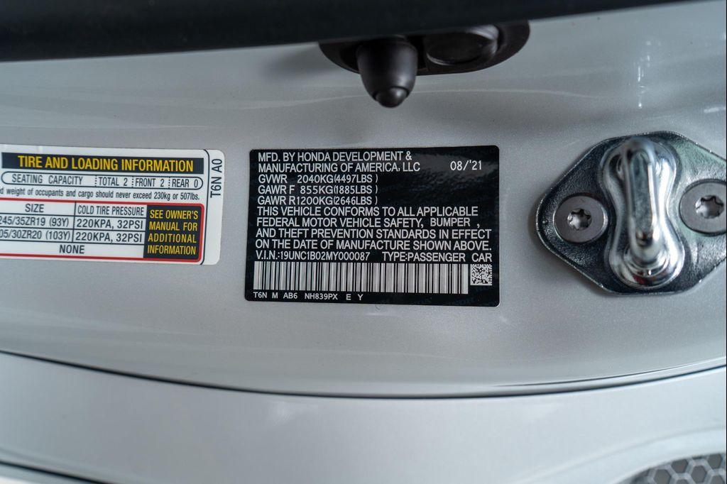 used 2021 Acura NSX car, priced at $154,990