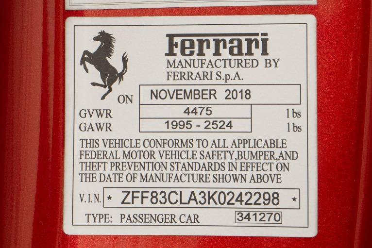 used 2019 Ferrari 812 Superfast car, priced at $378,900