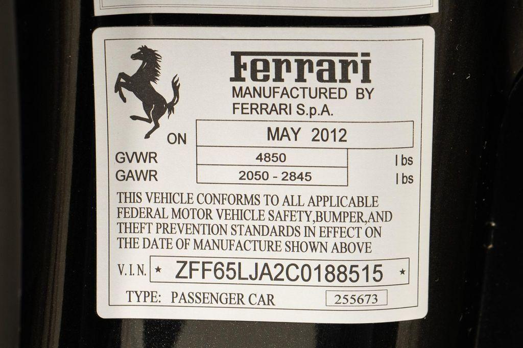 used 2012 Ferrari California car, priced at $114,950