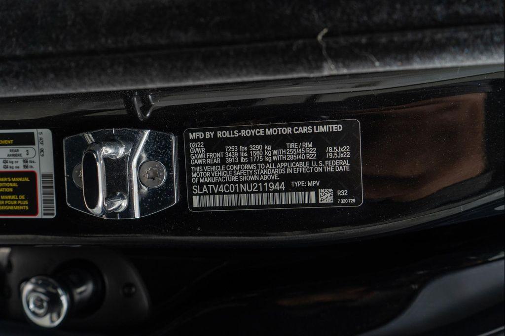 used 2022 Rolls-Royce Cullinan car, priced at $299,900