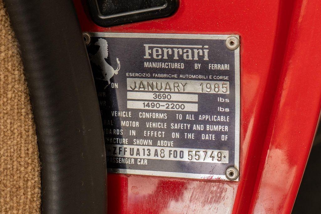 used 1985 Ferrari 308 car, priced at $175,900