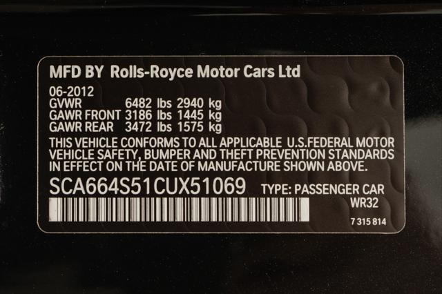 used 2012 Rolls-Royce Ghost car, priced at $108,900